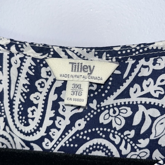 Tilley Cotton Paisley Top - Picture 2 of 9